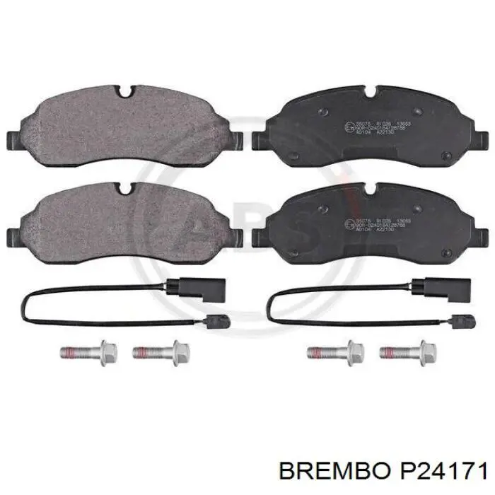 P24171 Brembo pastillas de freno delanteras