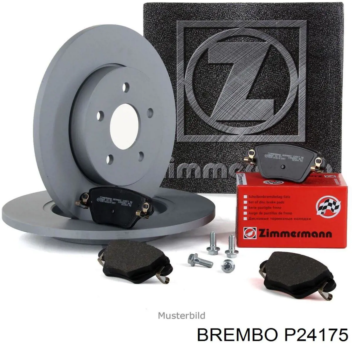 P24175 Brembo pastillas de freno traseras