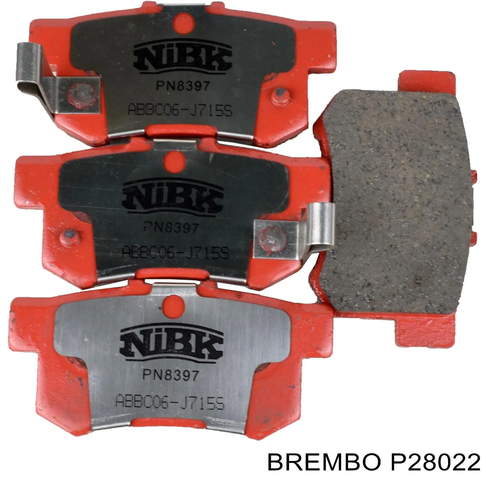 Comprar P28022 Brembo Pastillas de freno traseras