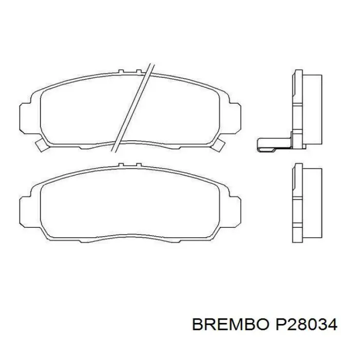 Pastillas freno delanteras Brembo P28034 precio, desde 26,82 EUR