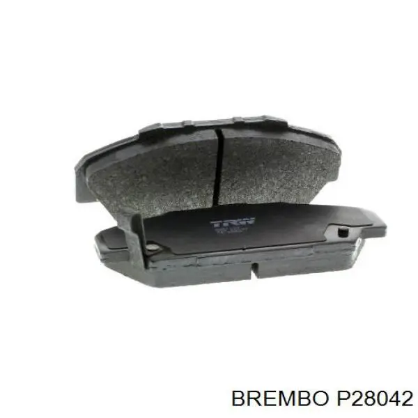 Pastillas de freno delanteras Brembo P28042