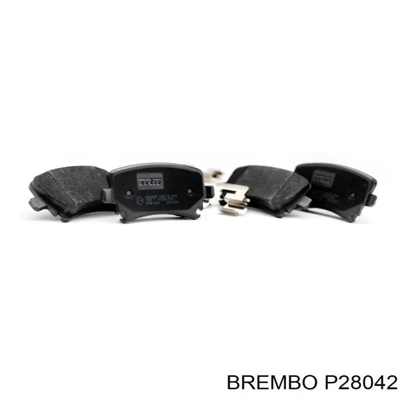 P28042 Brembo Pastillas delanteras