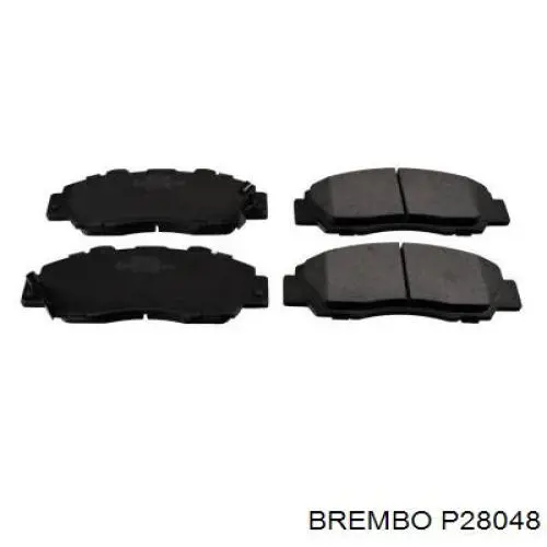 P28048 Brembo pastillas de freno delanteras