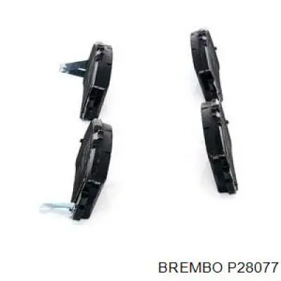 Pastillas de freno delanteras Brembo P28077