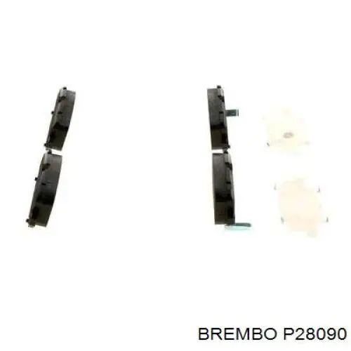 Pastillas traseras Brembo P28090
