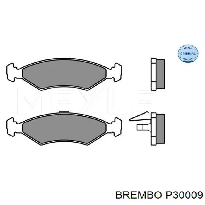 Pastillas de freno P30009 Brembo