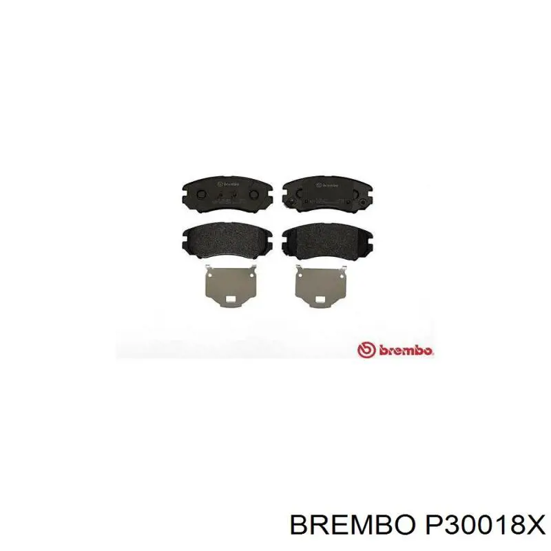 Pastillas freno delanteras Brembo P30018X precio, desde 29,28 EUR