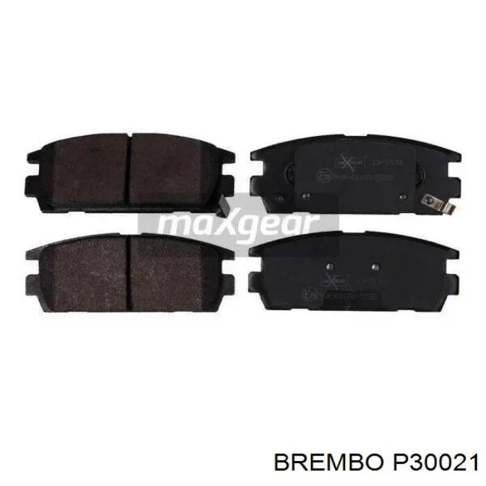 P30021 Brembo Pastillas freno traseras