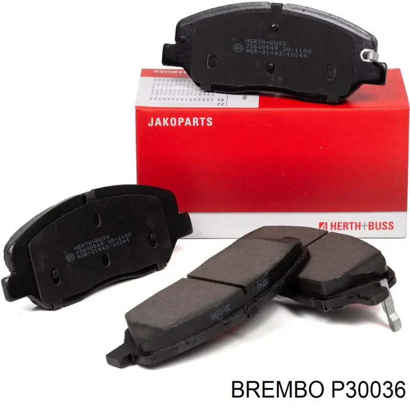 Comprar P30036 Brembo Pastillas delanteras de freno