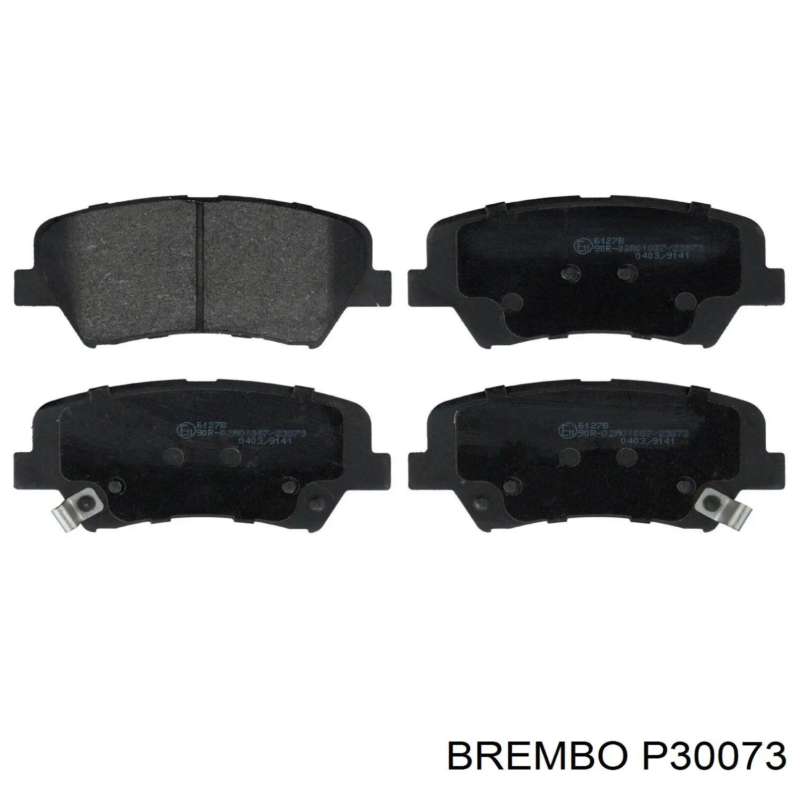 Pastillas de freno delanteras Brembo P30073