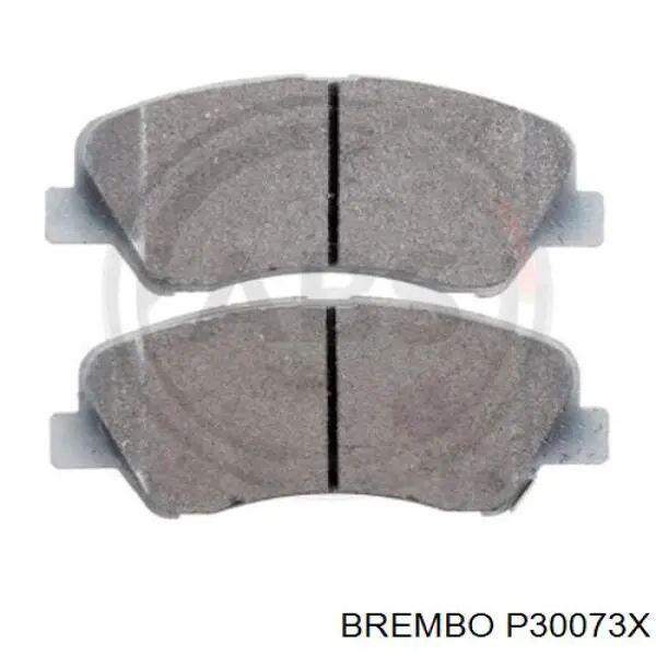 P30073X Brembo pastillas de freno delanteras