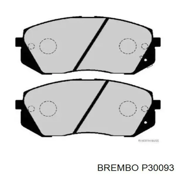Pastillas de freno P30093 Brembo