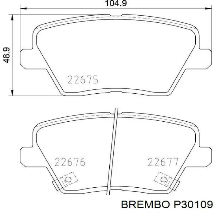 58302G4A30 Hyundai/Kia Pastillas freno traseras