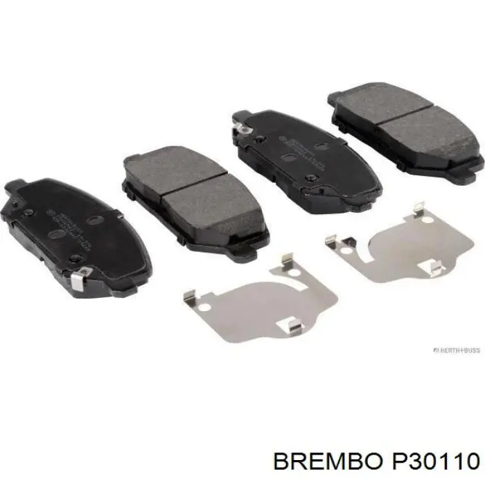 P 30 110 Brembo pastillas de freno delanteras