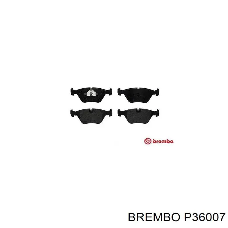 P 36 007 Brembo pastillas de freno delanteras