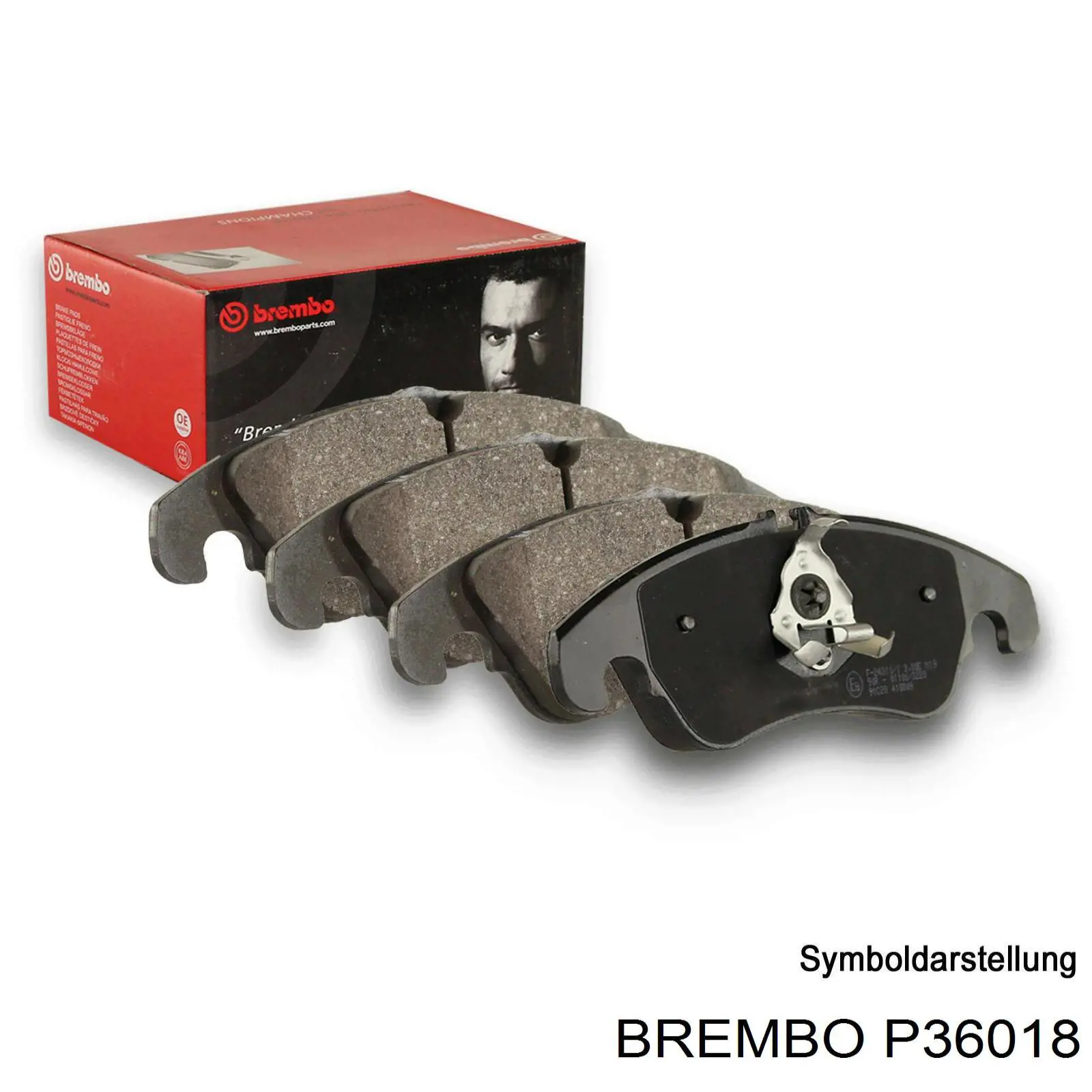 P36018 Brembo pastillas de freno delanteras