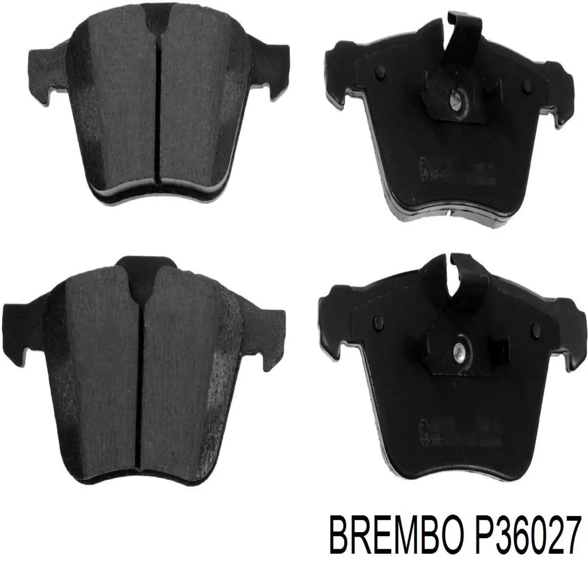 P36027 Brembo pastillas de freno delanteras