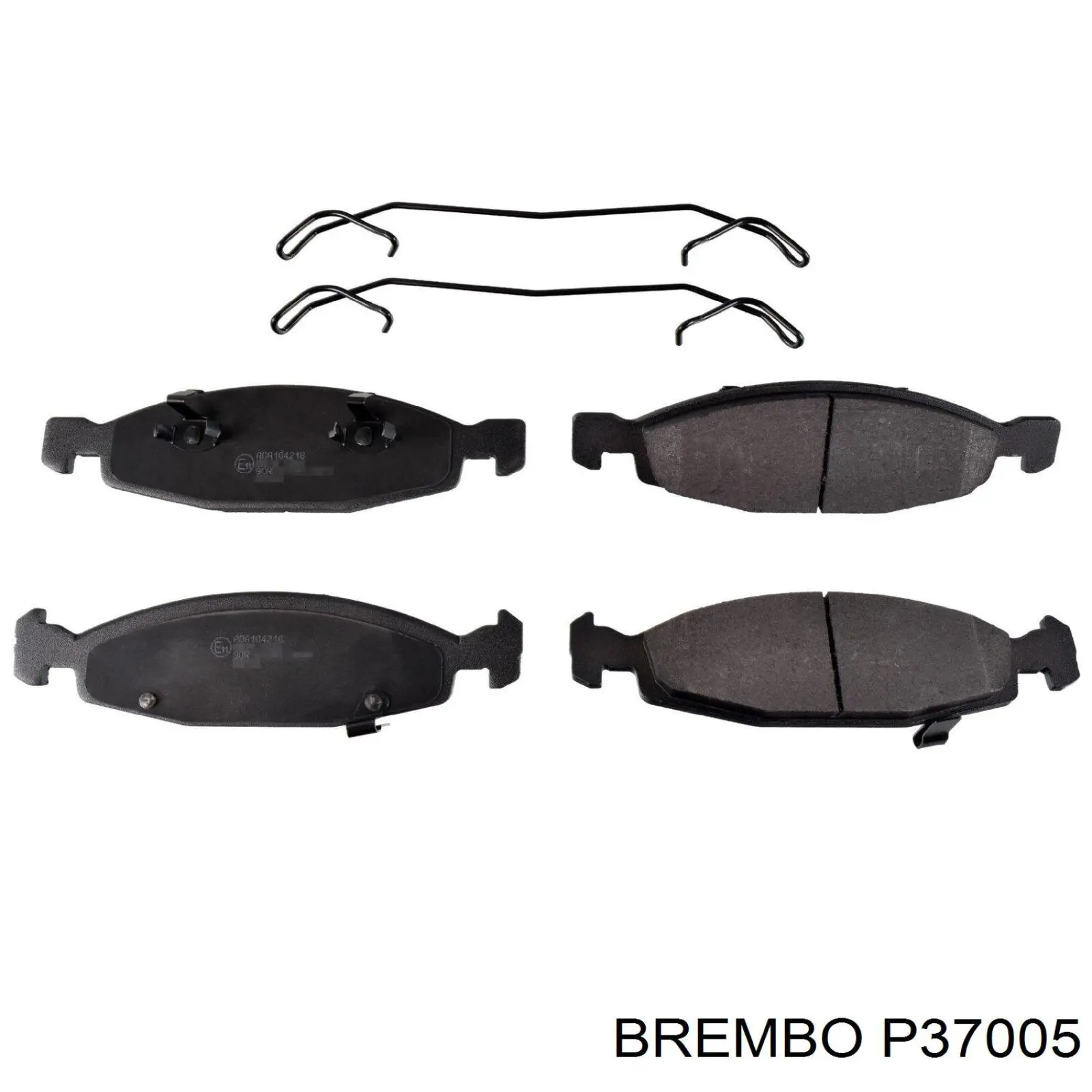 P37005 Brembo pastillas de freno delanteras