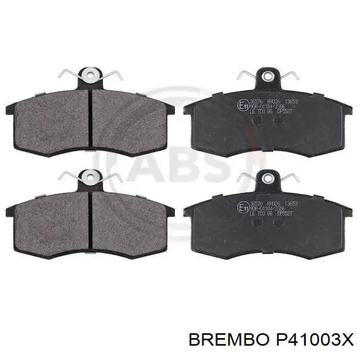 P41003X Brembo pastillas de freno delanteras