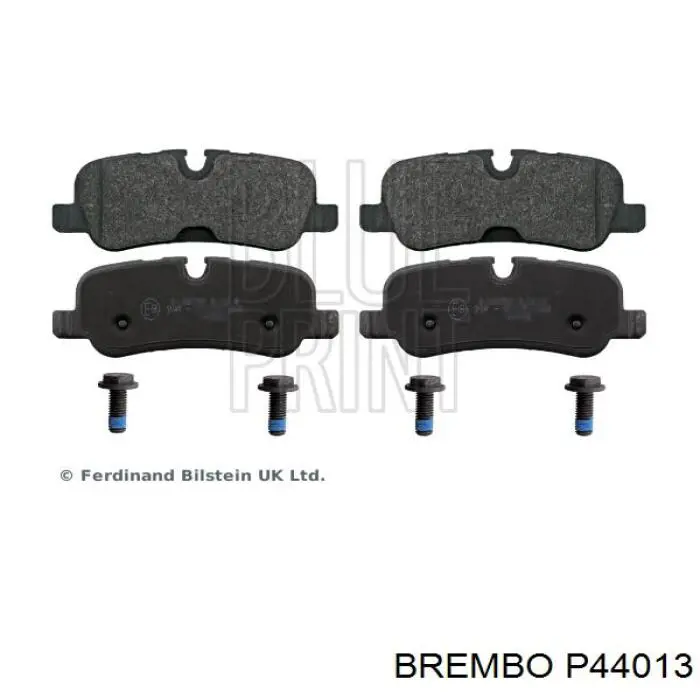 Pastillas de freno traseras P44013 Brembo