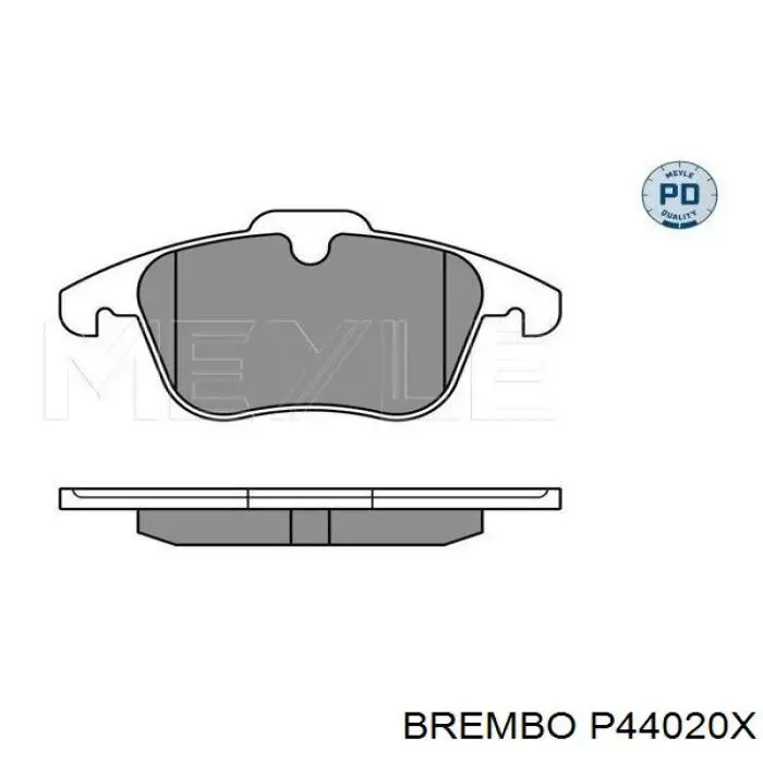 Comprar P44020X Brembo Pastillas delanteras de freno