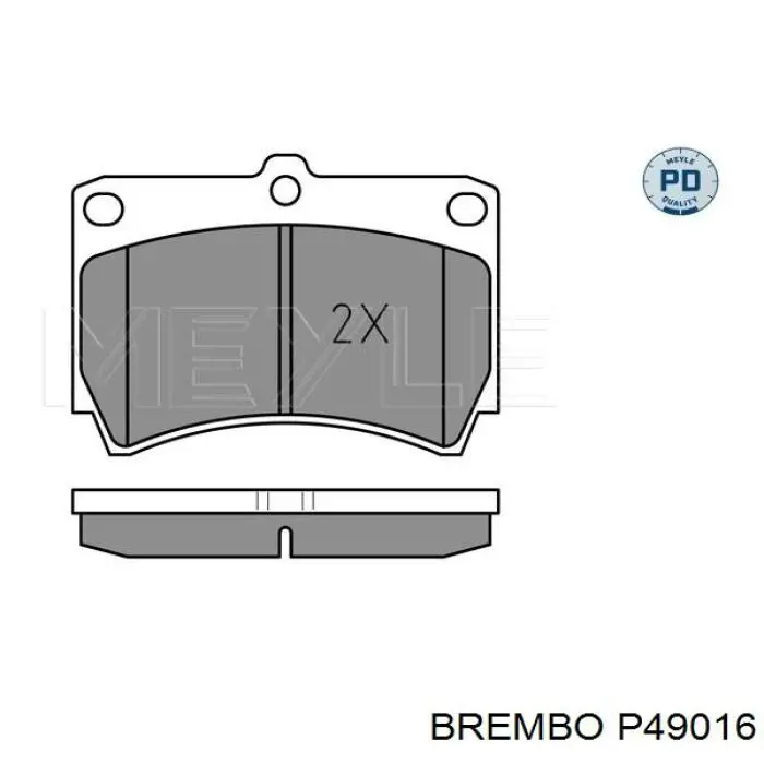 Pastillas de freno delanteras Mazda 323 BA