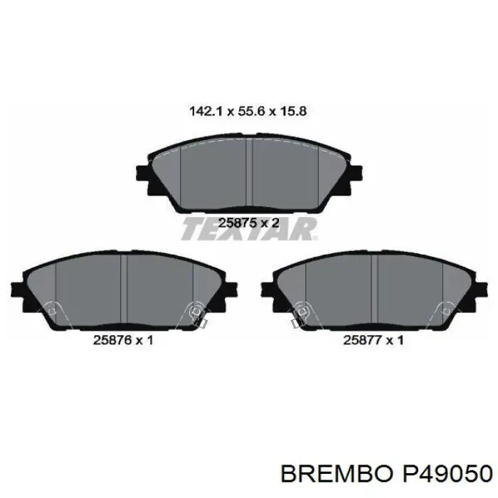 Pastillas freno delanteras Brembo P49050 precio, desde 27,66 EUR