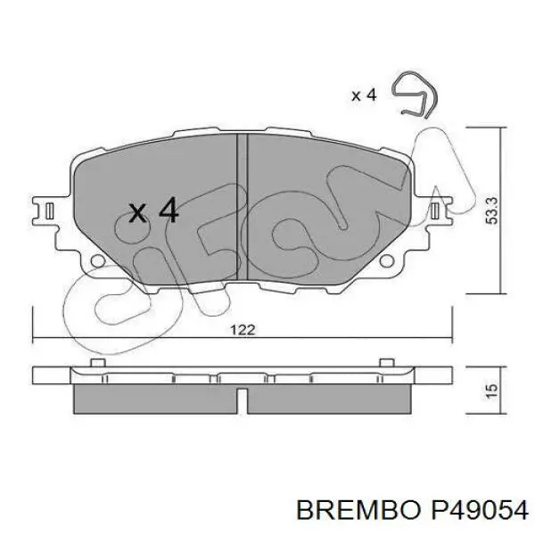 Pastillas de freno delanteras Mazda MX-5 4 ND