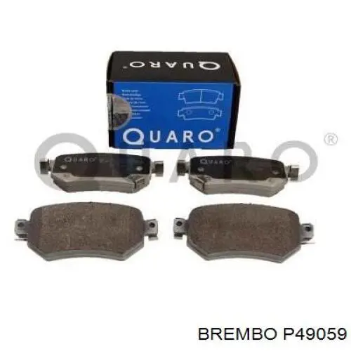 Comprar P49059 Brembo Pastillas de freno traseras