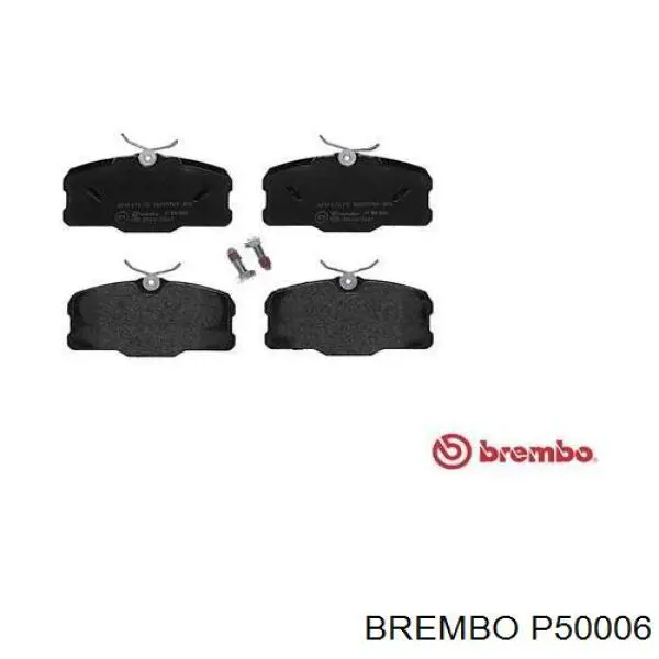 P50006 Brembo pastillas de freno delanteras