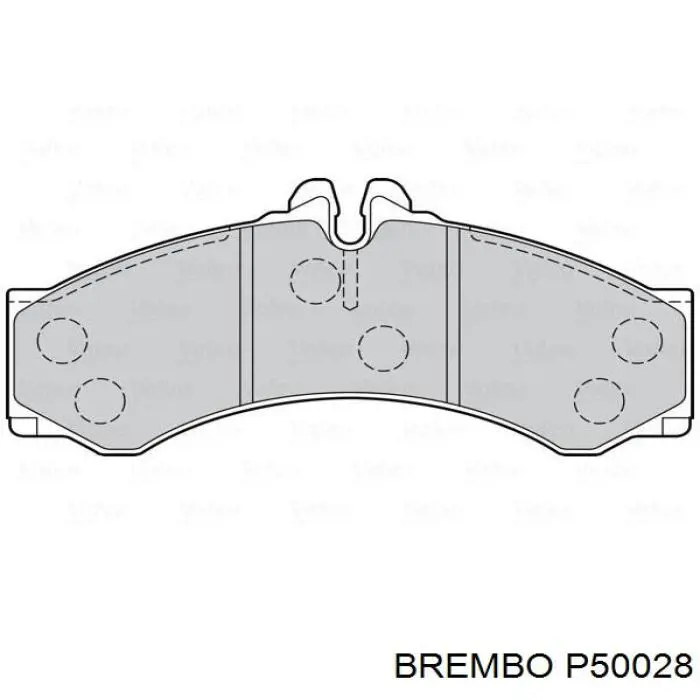 Comprar P50028 Brembo Pastillas delanteras de freno