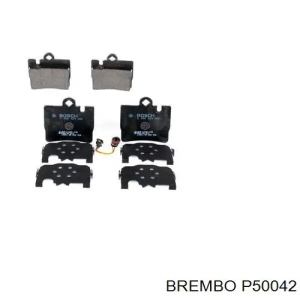 Pastillas traseras Brembo P50042