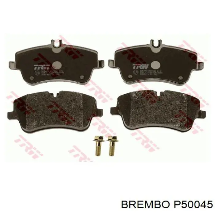Comprar P50045 Brembo Pastillas delanteras de freno