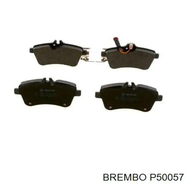 P50057 Brembo pastillas de freno delanteras