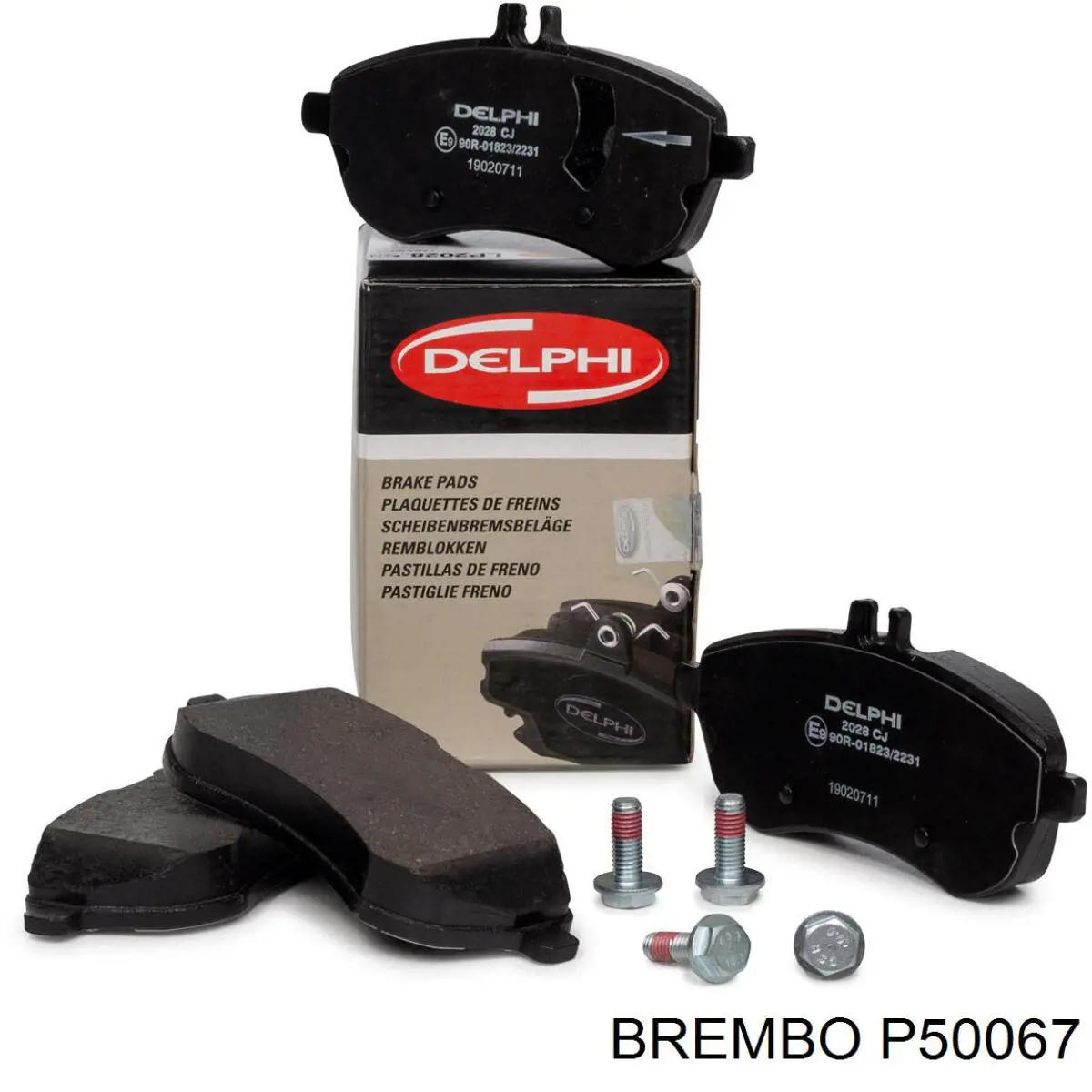 Pastillas de freno P50067 Brembo