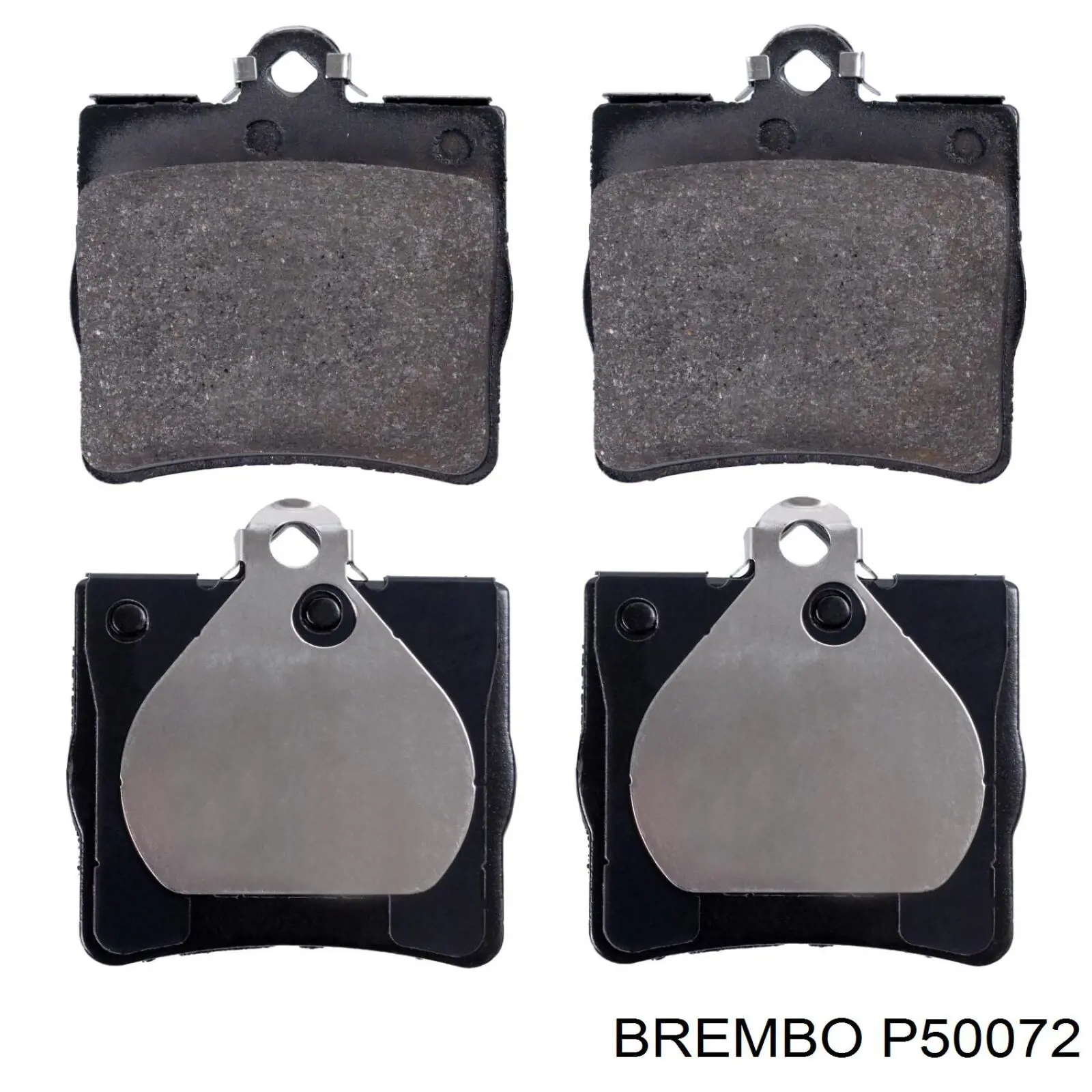 P50072 Brembo pastillas de freno traseras