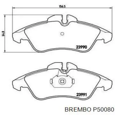 Pastillas de freno P50080 Brembo