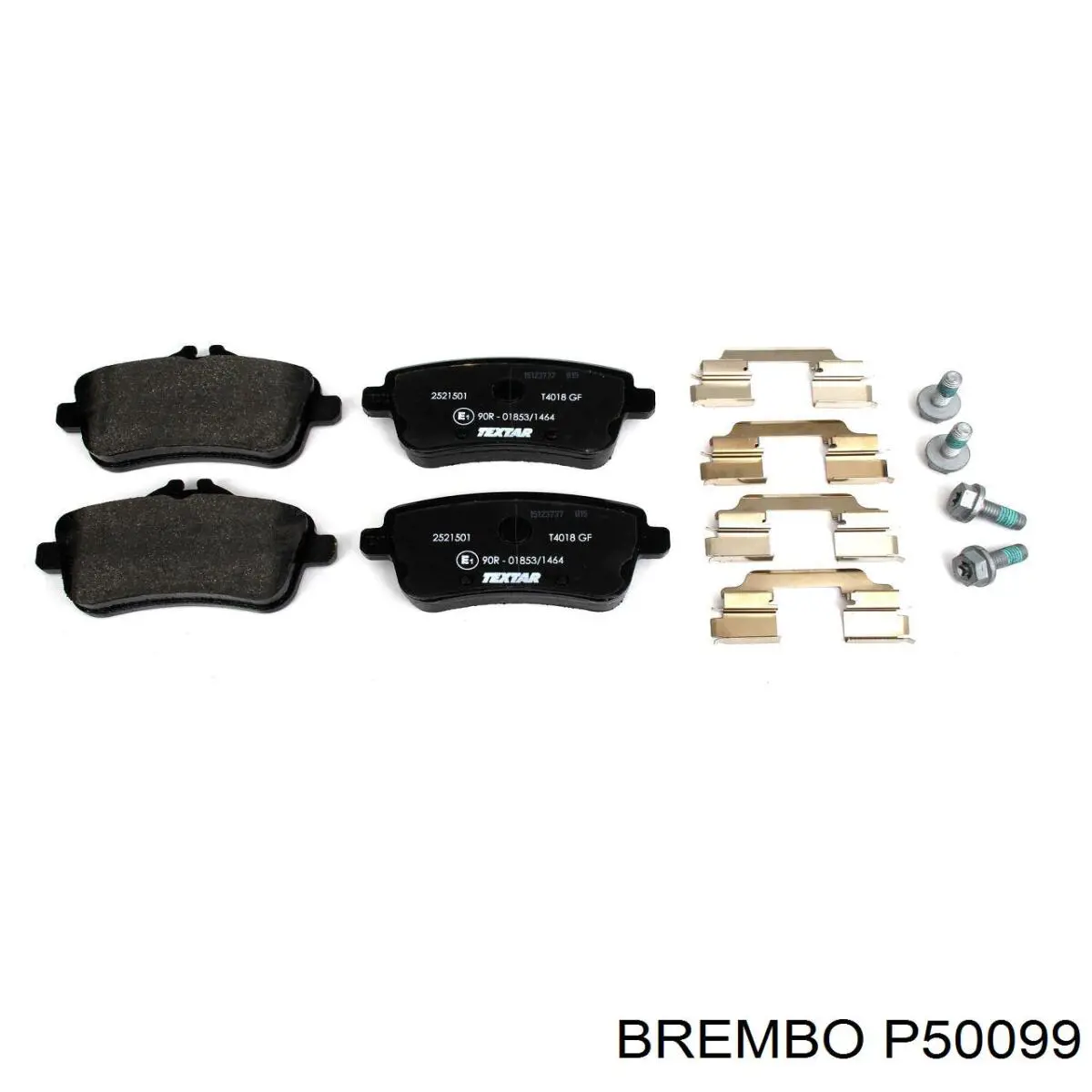 Pastillas traseras Brembo P50099