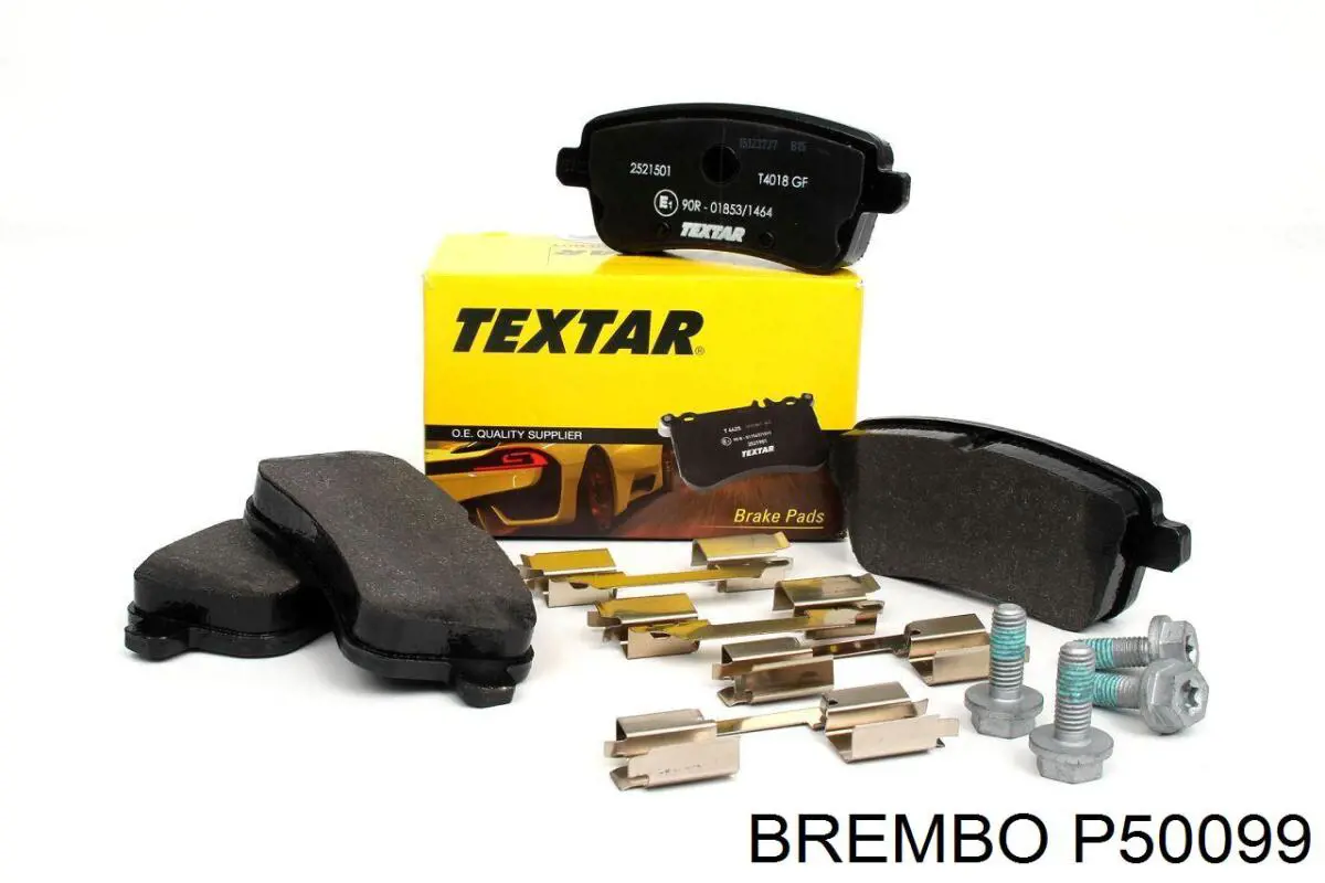 Pastillas de freno traseras P50099 Brembo
