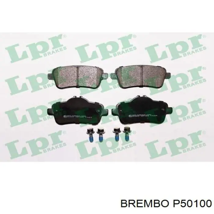 Pastillas de freno traseras P50100 Brembo