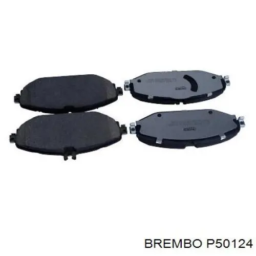 P50124 Brembo pastillas de freno delanteras