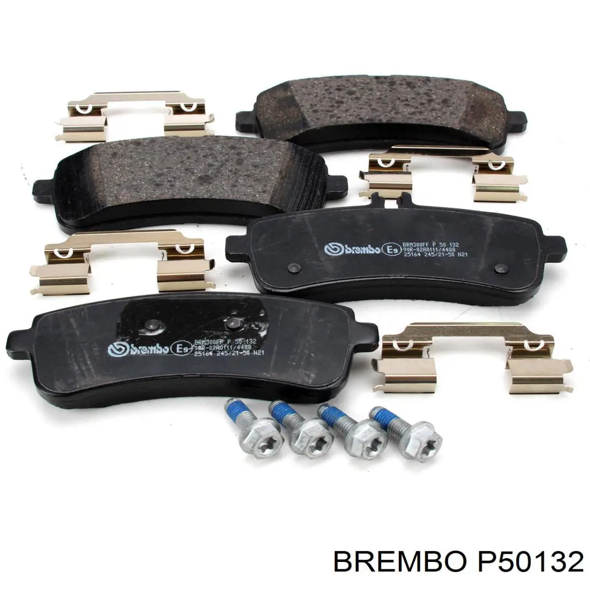 P 50 132 Brembo pastillas de freno traseras