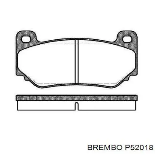 Pastillas freno delanteras Brembo P52018 precio, desde 32,35 EUR
