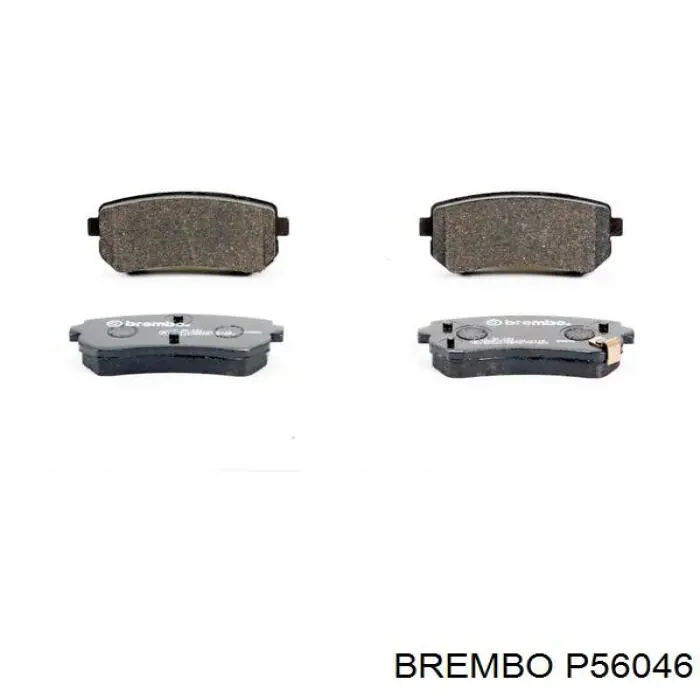 Pastillas de freno traseras P56046 Brembo