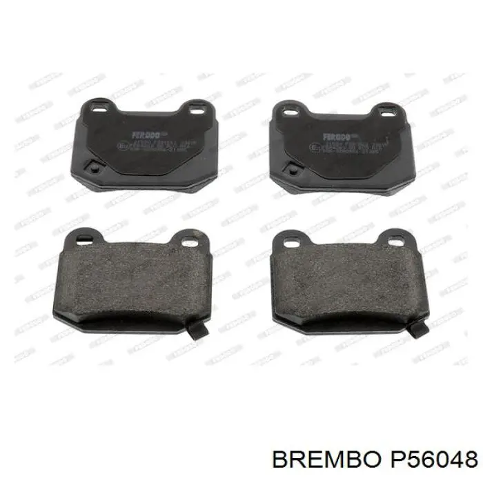Comprar P56048 Brembo Pastillas de freno traseras