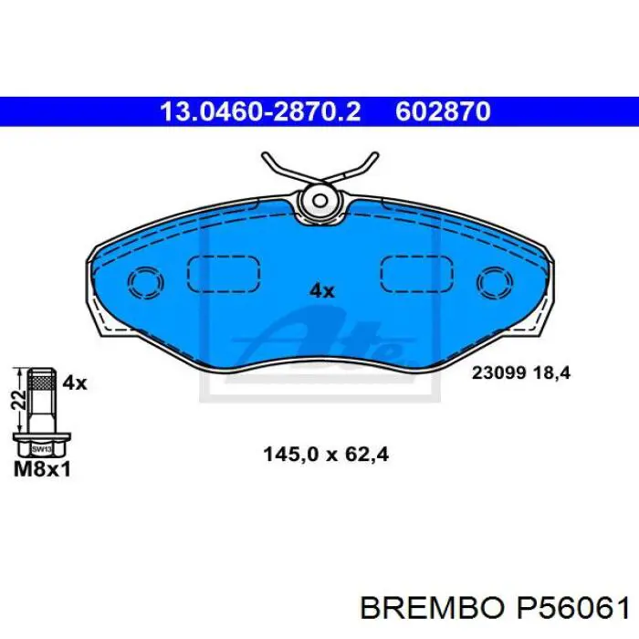 Pastillas de freno delanteras Renault Trafic 2 FL