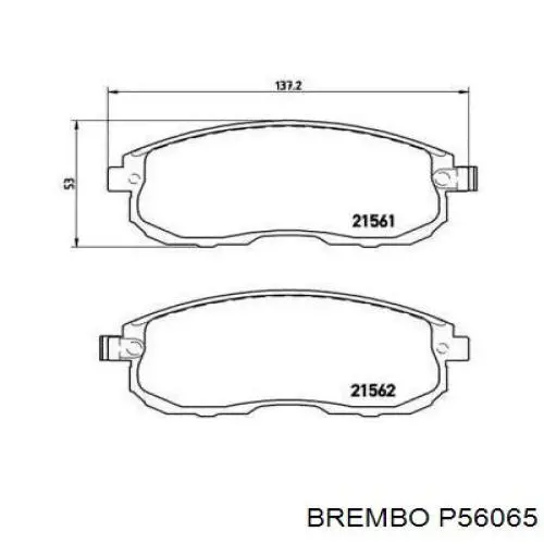 Pastillas de freno delanteras Nissan Tiida C11X