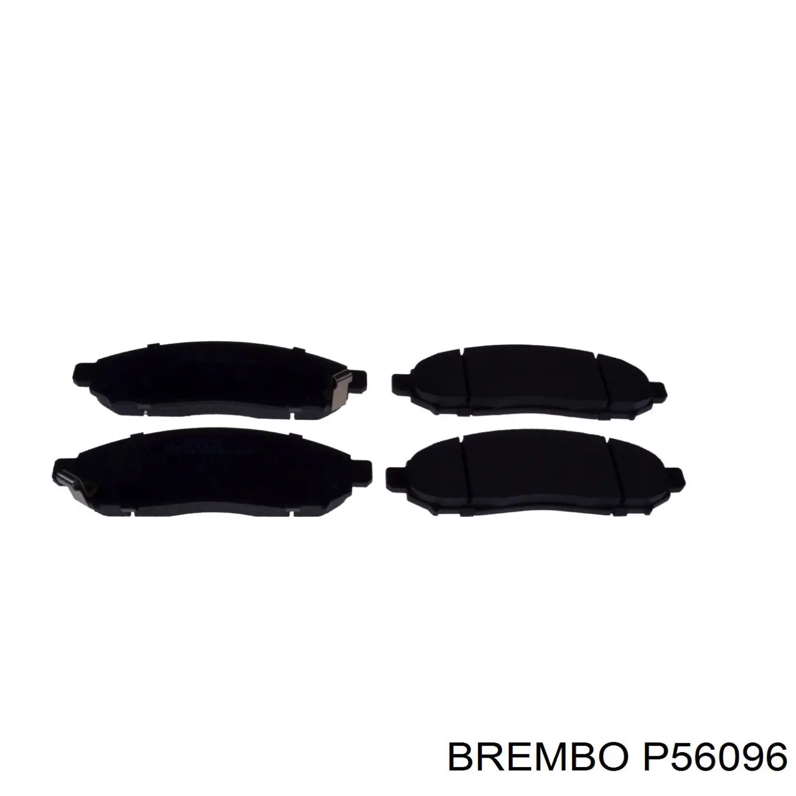 P56096 Brembo pastillas de freno delanteras