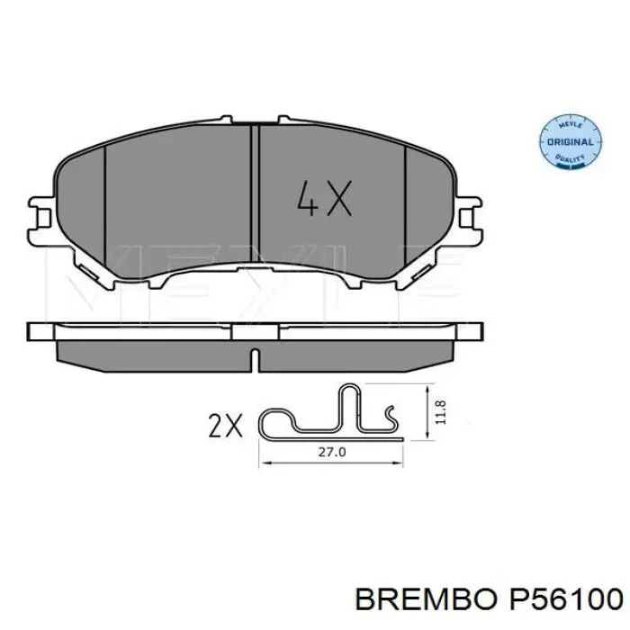 Pastillas de freno delanteras Nissan Qashqai 2 J11