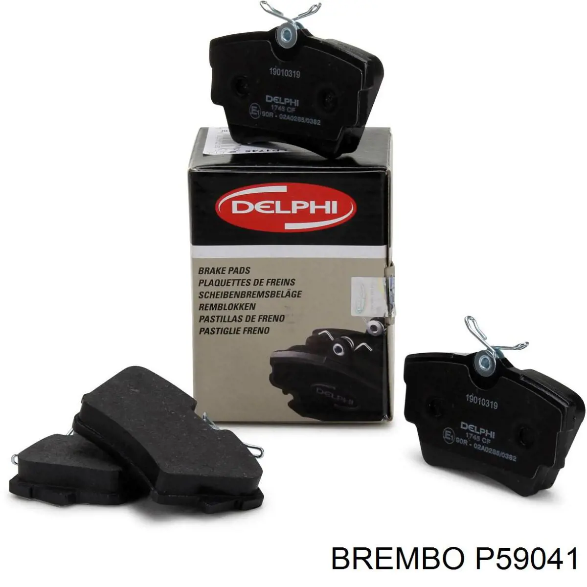 Comprar P59041 Brembo Pastillas de freno traseras